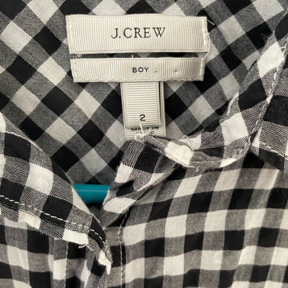 J. Crew Gingham Lightweight Button Up - Picture 2 of 6